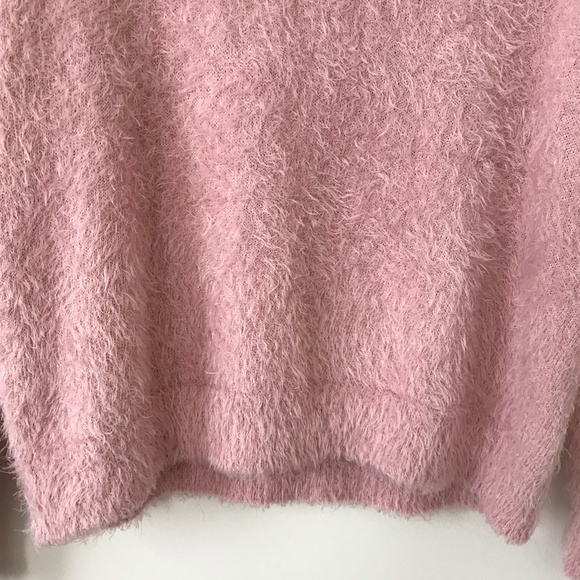 H&M Pink Fuzzy Crew Neck Sweater - Picture 11 of 16